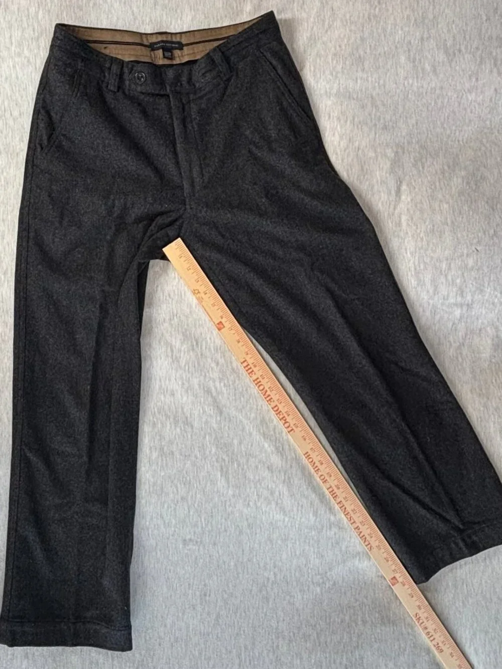 Banana Republic men's lined wool slacks, relaxed leg, 32x30, VGC
